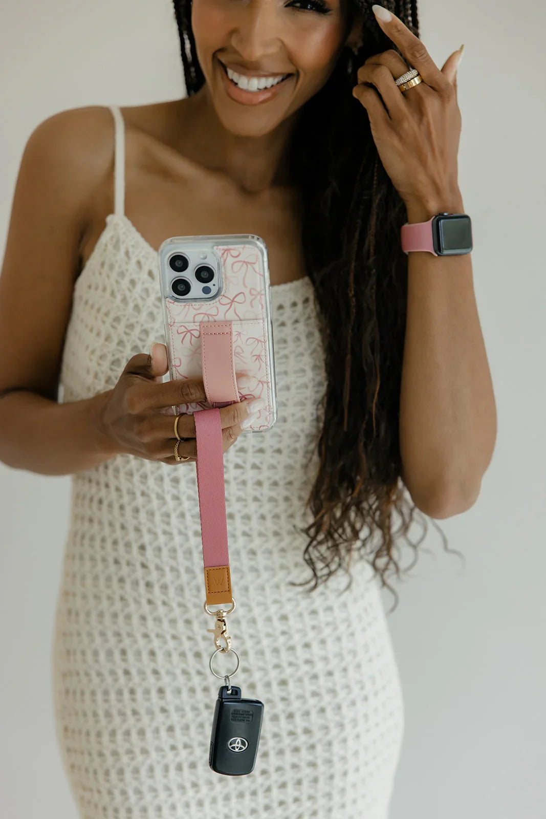 Rosy Ribbons Watch Band