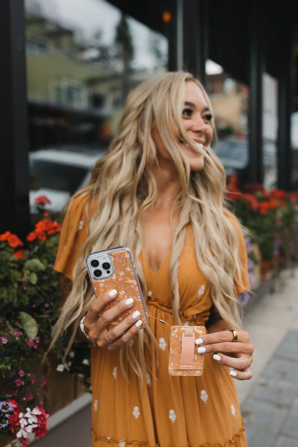 Rustic Floral Magnetic Case and Wallet by Holley Gabrielle