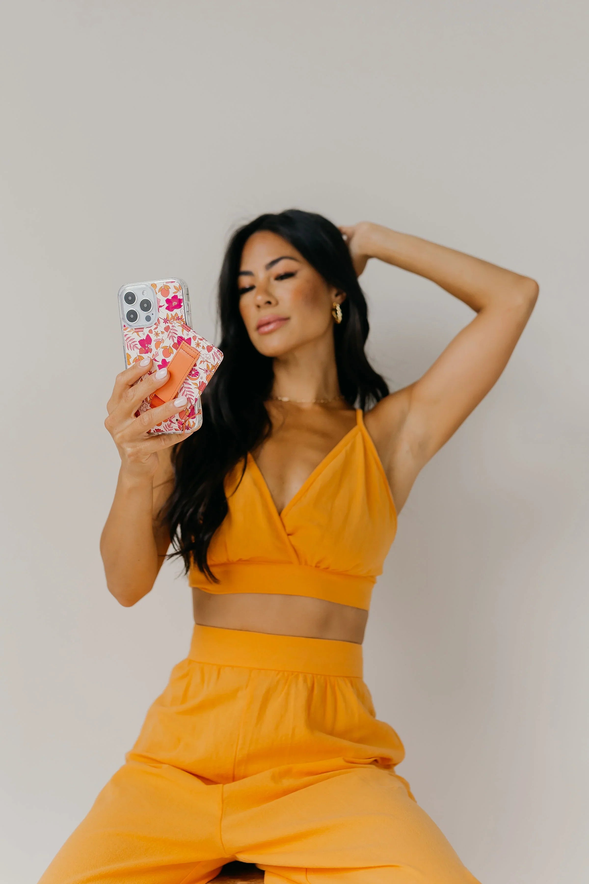 Tropical Floral Magnetic Case and Wallet