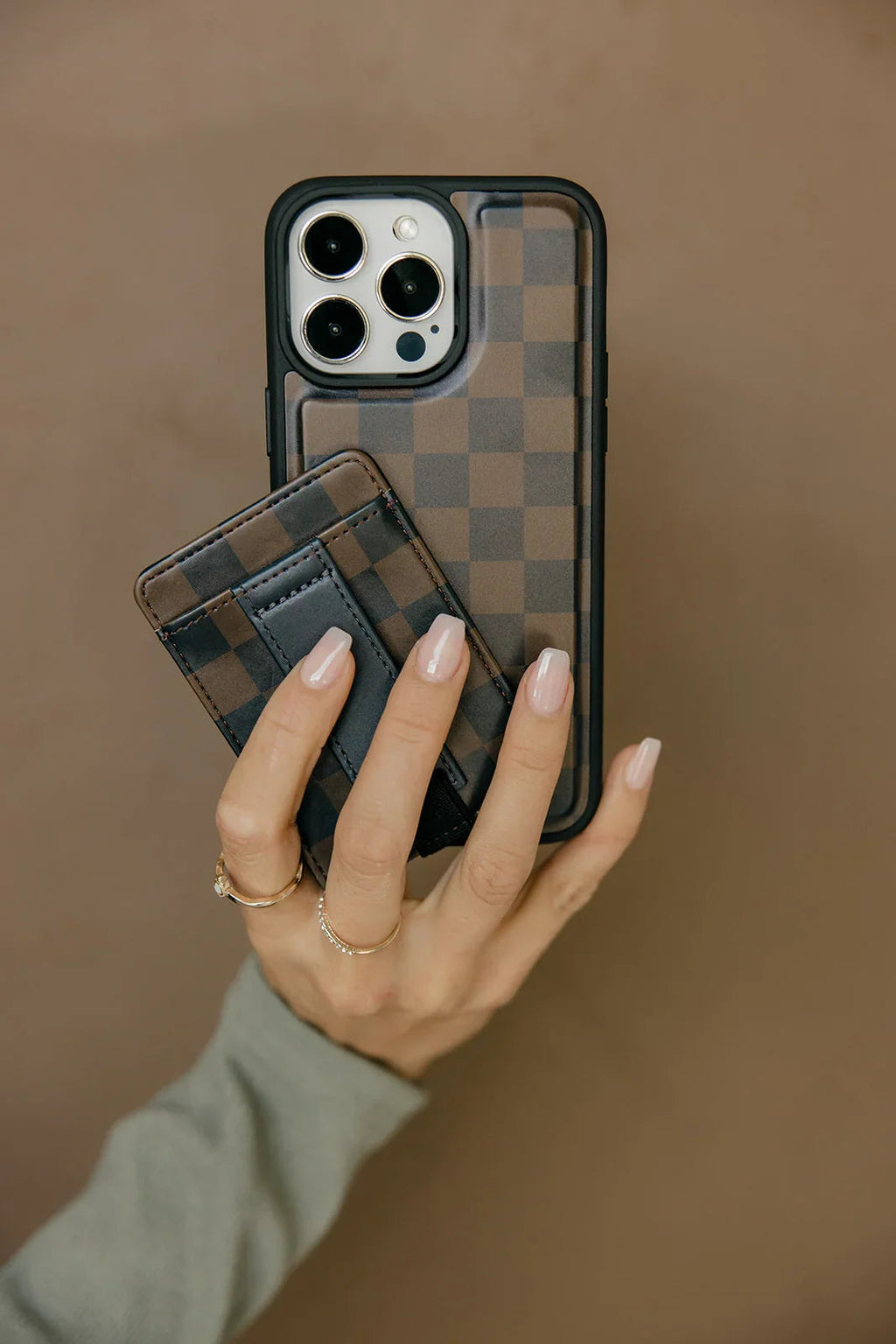 Chelsea Check Magnetic Case and Wallet by Aubree Says