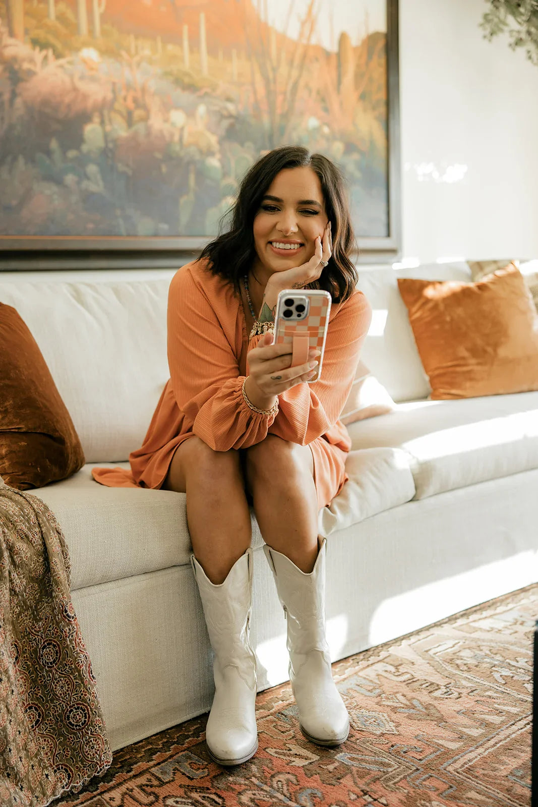 Sunrise in Check by Bethanie Garcia