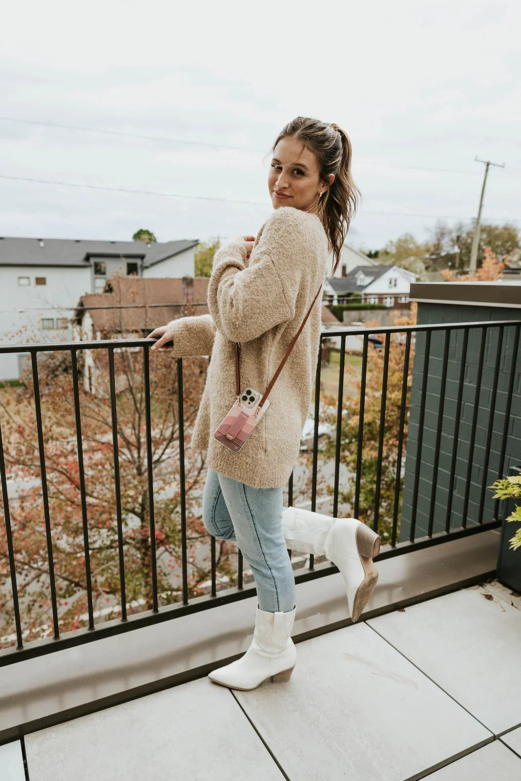 Shades of Plum Purse Case