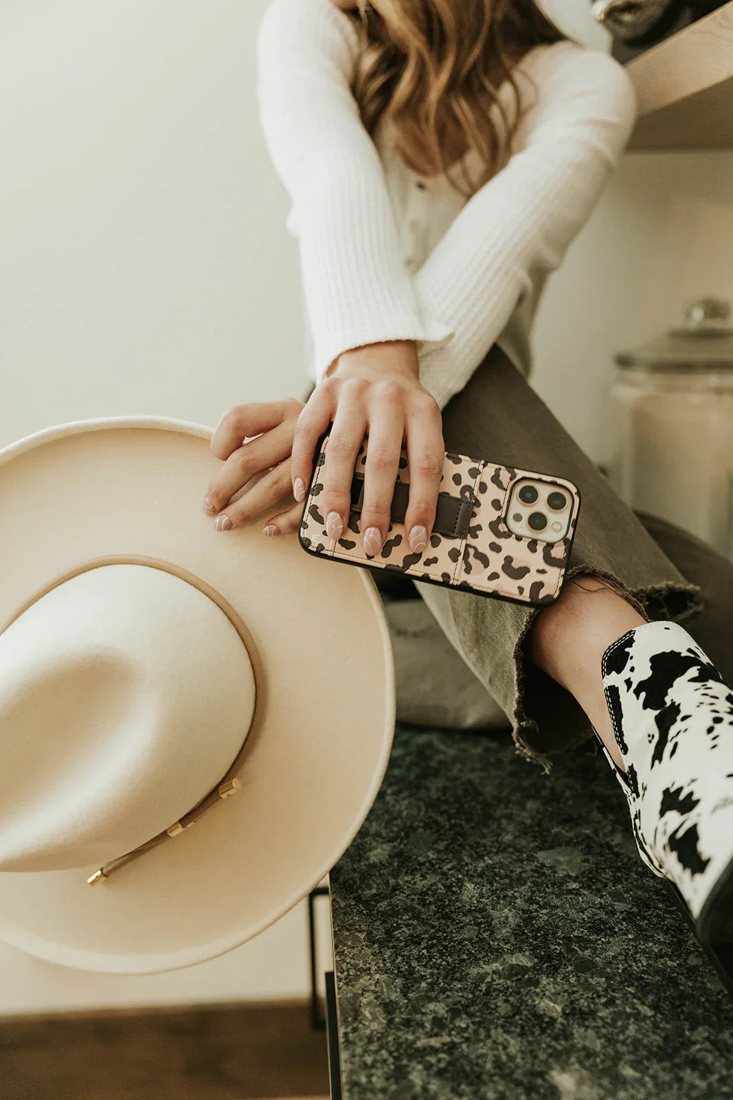 Brown Leopard Magnetic Case and Wallet